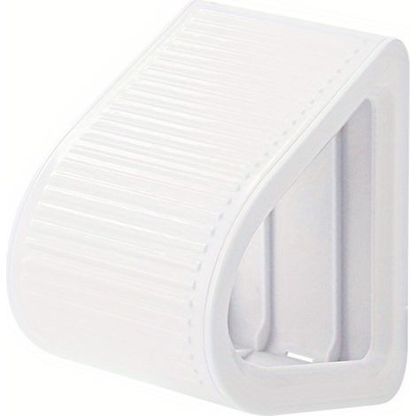 1 coussin repose-pieds de douche à ventouse facile à installer, accessoire de salle de bain antidérapant et amovible pour un confort accru, blanc (1/5)