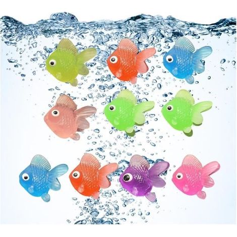 Mini Jouet Poisson - Poisson Rouge Miniature - Petit Poisson en Vrac (1/4)