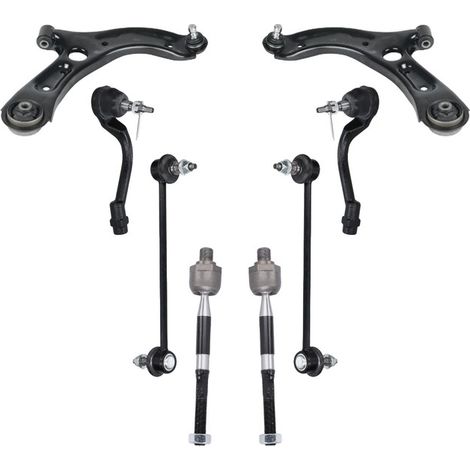 KIT BRACCIO OSCILLANTE 8 PEZZI COMPATIBILE CON KIA PICANTO III (JA) 1.2 03.2017 - / Kit Sospensione Completo OE/OEM / Bracci Oscillanti + Testine Sterzo / Sostituzione Diretta OEM