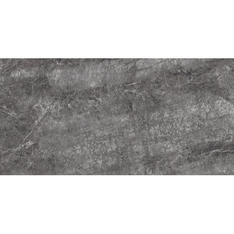 Mexen Quetta Nero gres smaltato rettificato G1, piastrella da pavimento e parete 120 x 60 cm, lucido - TL136-120-060-03 (1/5)