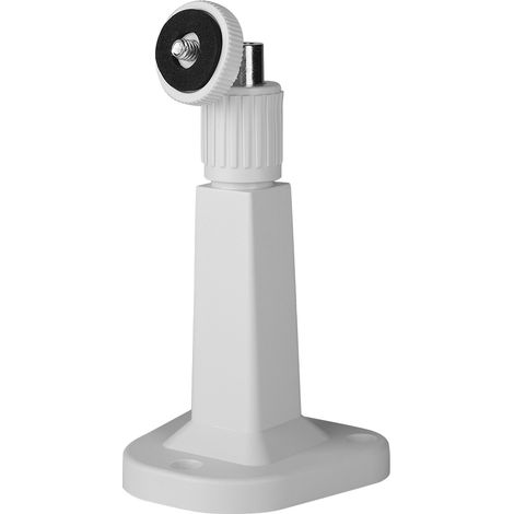 Support Mur pour Caméra de Surveillance - 360° Réglable - White ABS - 16cm/7cm (1/5)