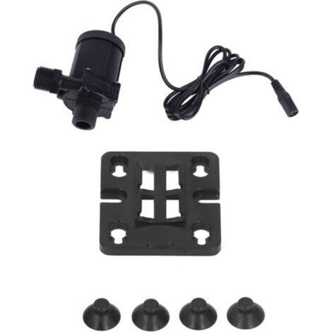 Pompa di sovralimentazione con motore brushless, bassa rumorosità, 12V CC, 30W, portata di 800 l/h, prevalenza di 12 m, per riscaldamento (1/5)