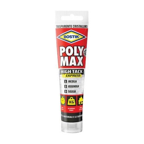 BOSTIK POLYMAX HIGH TACK EXPRESS - TRASPARENTE GR 115- 2 pezzi