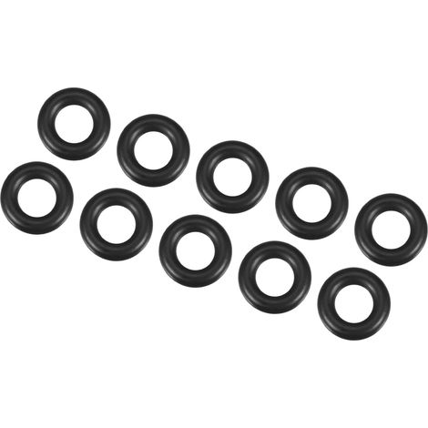 16mm x 8mm x 4mm Nitrile Caoutchouc Joints toriques x 10 Pièces Rond Joint Rondelle pour Robinet Plomberie Réparation Étanchéité Connexion Noir (1/5)