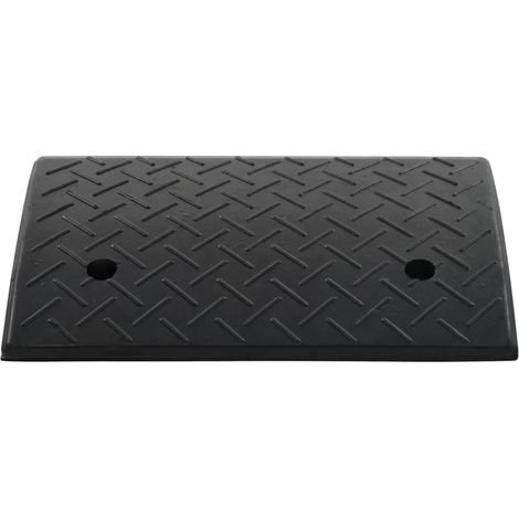 Rampe de bordure de trottoir Caoutchouc 50x32,5x14 cm
