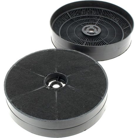 Filtre charbon rond par 2 172x40mm pour Hotte De Dietrich, Hotte Rosieres, Hotte Airlux, Hotte Far, Hotte Laco, Hotte Markling,