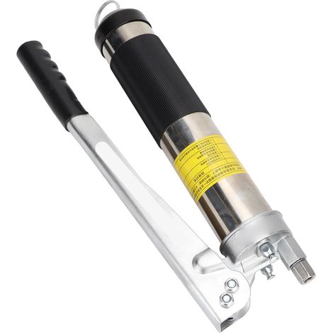 Pistolet graisseur kit accessoires acier inoxydable 800 ml oils manuel double pignon engrenage pour entretien véhicule (1/5)