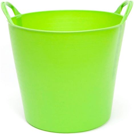 Capazo plastico 25 Litros Verde (1/4)