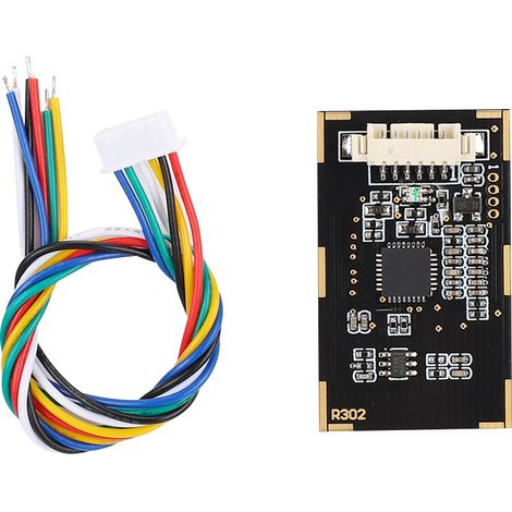 Module lecteur d'empreinte capacitive R302 mini semi-conducteur, sortie détection digitale (1/5)