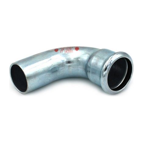 CURVA 90° MF A PRESSARE IN ACCIAIO CARBONIO STEEL PRES Diam. 22