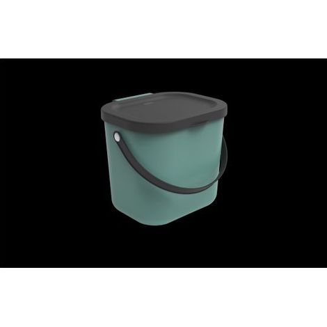 CONTENITORE RACCOLTA DIFFERENZIATA 6 L ALBULA VERDE MISLETOE/ANTRACITE