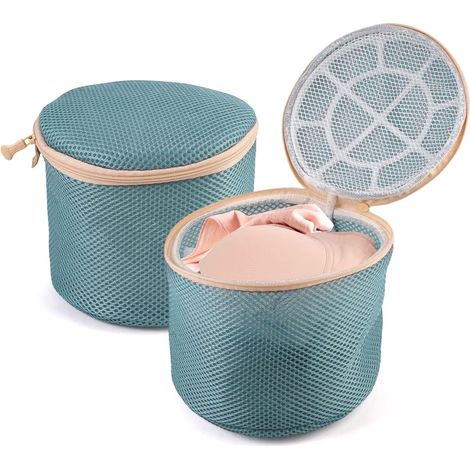 CCYKXA2 Pièces Filet Linge Machine à Laver Sous Vetement, 15 x 15 cm Sac à Linge Soutien-Gorge, Filet de Soutien-Gorge, Réutilisable, pour Articles Délicats (1/5)