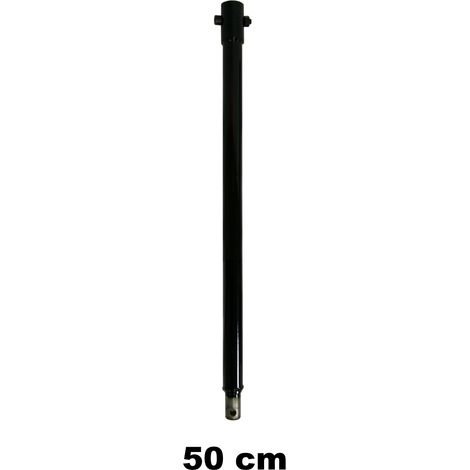 Rallonge 50 cm pour tarière thermique – Acier laqué – Diamètre d'emmanchement 20 mm – Compatible avec GT Garden et autres marques