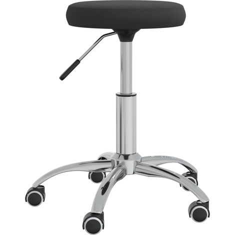 Chaise pivotante de bureau Noir Velours 12 (1/5)