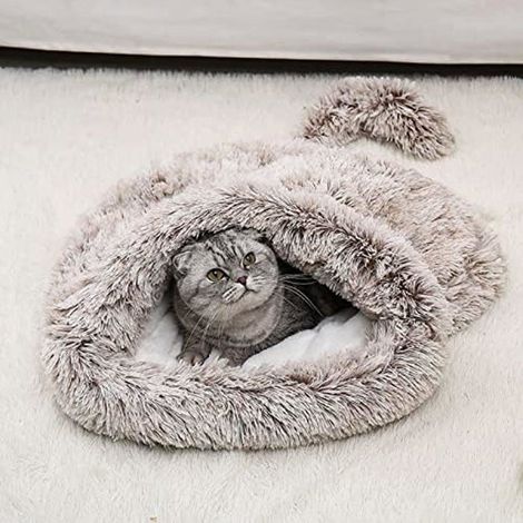 Schlafsack für Katzen, waschbare Höhle für Haustiere.