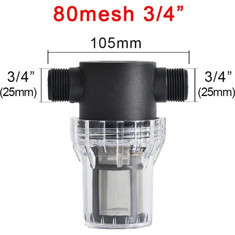 (Chine continentale) Tuyau d'arrosage avec filtre et raccord rapide en PE/PVC 25/32 mm pour système d'irrigation de jardin (1/5)