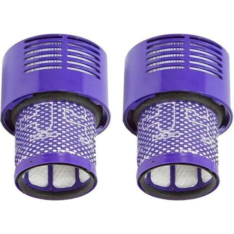 ALLIANDISLot de 2 filtres de remplacement pour aspirateur compatible avec Dyson Cyclone V10, numéro de pièce de rechange 969082-01 (1/5)
