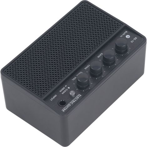 E-Gitarrenverstärker-Set Mini, tragbar, wiederaufladbar, Kunststoff, 10 W, für das tägliche Üben (1/5)
