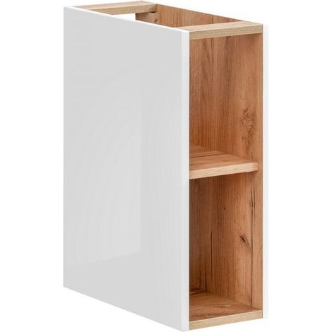 Armoire Elise White - 44 x 20 x 57 cm - Meuble bas mural - Livraison gratuite (1/4)