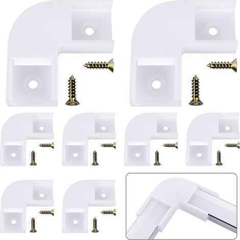 Connecteur D'angle à 90 Degrés, UNIQUEMENT pour Profilé en Aluminium à LED en Forme de V, Vis Incluses (1/5)