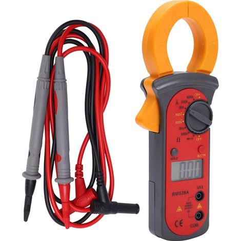BM528A 600A 600V Stromzangen-Multimeter, digitales Spannungs- und Strommessgerät, Stromzangen-Amperemeter, LCD-Anzeige (1/5)