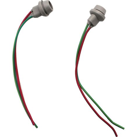 Confezione da 2 adattatori in gomma flessibile T10 W5W per portalampada, connettore maschio/femmina con cavo (1/4)