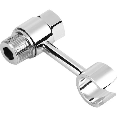 Douchette gynécologique AYNEFY, support mural rotatif sans perçage, en ABS électroplaqué avec joint, pour salle de bain, bidet et nettoyeur de toilettes. (1/5)