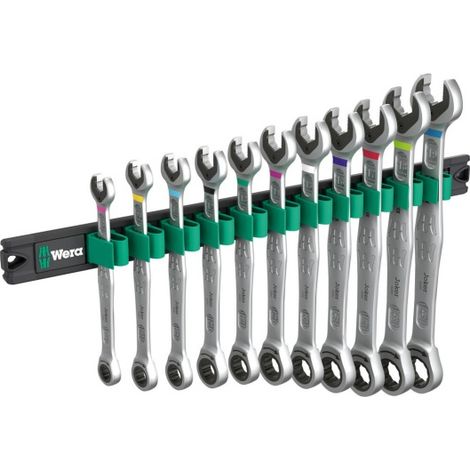 Wera 9630 Magnetleiste 6000 Joker 1 Maul-Ringratschen-Satz