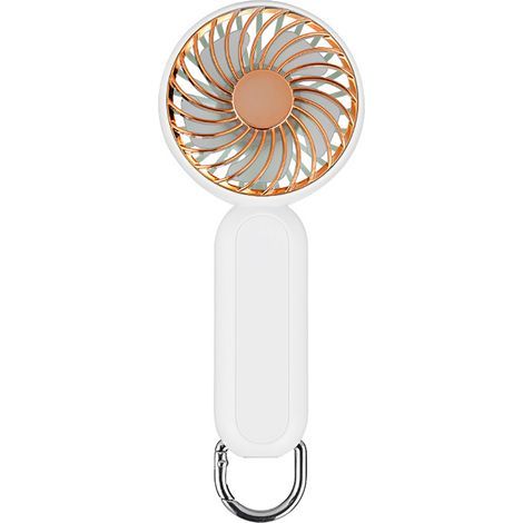 Ventilateur portable à main rechargeable 1200 mAh, 3 vitesses (USB) (1/5)