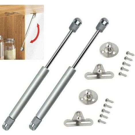 2 Pices Vrin Gaz en ABS et Zinc 100N Amortisseurs Antirouille pour Meubles de Cuisine (1/4)