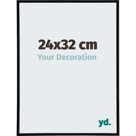 yd. - Cadre photo 24x32 - Noir Brillant - Plastique - Annecy (1/5)