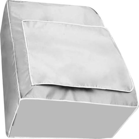Silver Polyester Outdoor Air Conditioner Cover, Flexible and Weatherproof Cover for Portable Air Conditioning Unit, Summer Atmosphere (1/5)