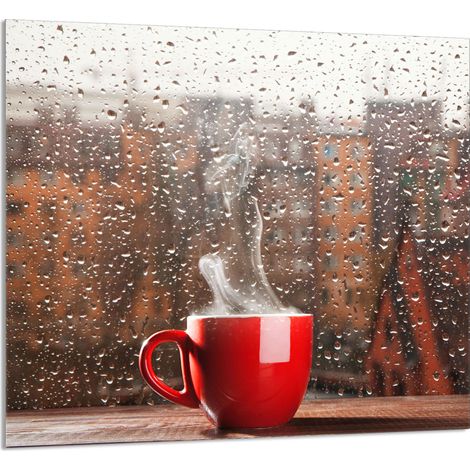 Panneau en verre POUR la cuisine 65x60 Café (1/5)