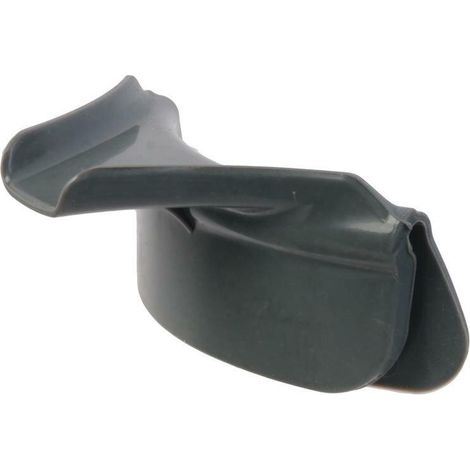 Embudo para olla, de silicona, negro, resistente a la temperatura. (1/5)
