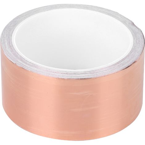 Ruban de Cuivre Conductive pour Blindage EMI Guitare Électrique (10 Mètres) (1/5)