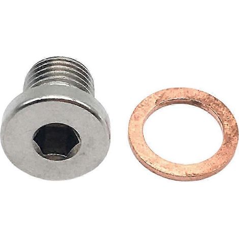 Tapón de obturación para sensor de oxígeno o2 Lambda 6xM12 x 1,25 mm, acero inoxidable, para carretera