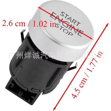 5ND959839 is suitable for the Volkswagen Tiguan keyless start ignition switch button. 5ND959839A (1/4)