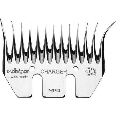 5 Peignes Heiniger Charger pour laine ouverte droitier (1/2)