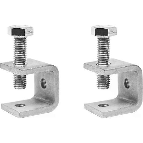 1/2/4 mâchoires de serre-joints en acier inoxydable pour le montage de serre-joints en U, petites pinces de bureau, serre-joints en C, pinces Tiger (1/5)
