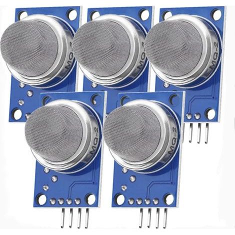 5X MQ-2 Capteur de Gaz de qualité de l'air Module Compatible avec Arduino et Raspberry Pi y Compris Un eBook (1/4)