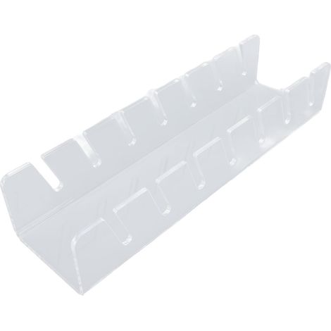 Présentoir acrylique transparent pour 7 casquettes, organiseur vertical à accrocher, idéal placard et chambre (1/5)