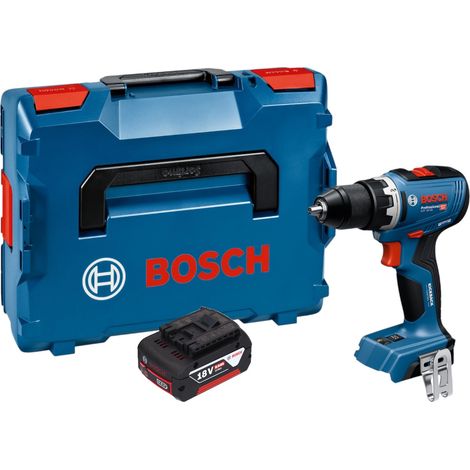 Perceuse-visseuse sans fil Bosch GSR 18V-65 Professional 18 V 63 Nm sans balais + 1 batterie 5,0 Ah + L-Boxx - sans chargeur