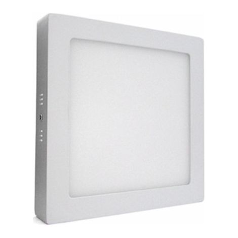 Plafoniera Faretto Led Da Soffitto Muro Parete Quadrata 18W Bianco Caldo 225x225mm (1/3)