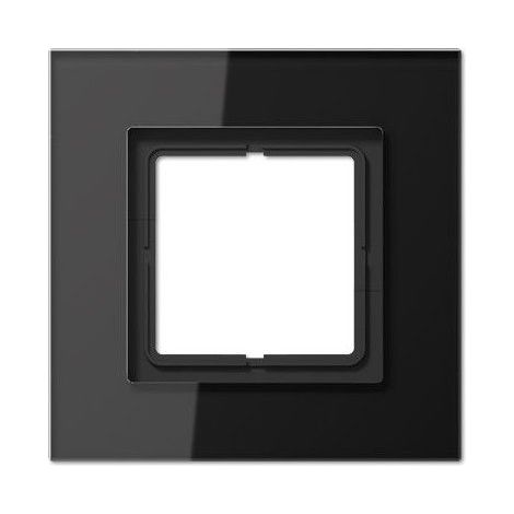 Marco 1 elemento LS PLUS negro cristal JUNG LSP 981 GL SW