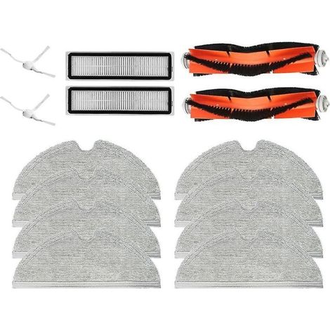14 pièces pour accessoires d'aspirateur Dream D9 / Bot L10 Pro L10 brosse latérale/filtre/chiffon humide et sec Mo (1/3)
