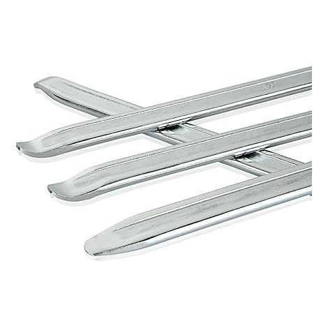 4 x 30 cm Enleveur manuel de pneus, levier de pneus, Enleveur de pneus de scooter, outils manuels en acier manganèse pour élévateur de pneus de moto – argent (1/5)