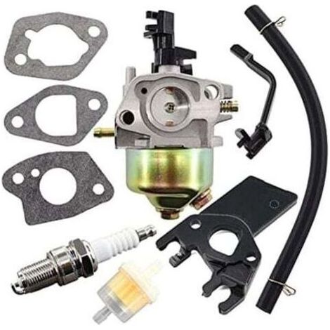 Carburateur générateur avec joint isolateur détanchéité, filtre à essence, bougie dallumage pour GX160 GX200 168F 5,5HP 6,5HP 2KW 3KW 196cc 163cc Générateur de moteur tondeuse à gazon (1/4)