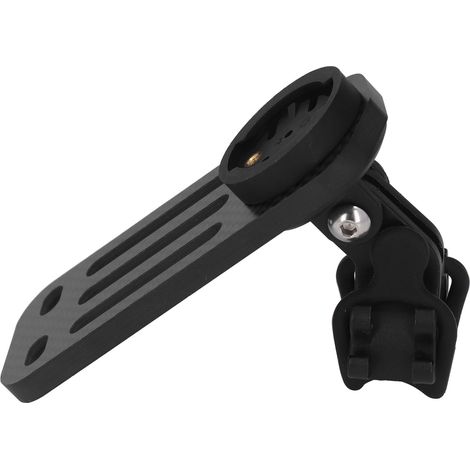 Support de compteur de vélo en fibre de carbone 3K avec extension avant pour accessoires de vélo (1/5)