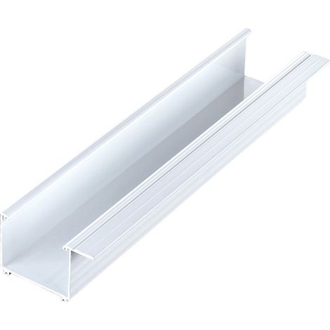 TJ90 Alu-Regenrinne 5100 mm, WEIß (RAL 9016)