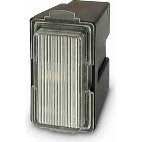 Punto luce da incasso adatto per illuminazione di emergenza. Collegabile alla linea di alimentazione delle centrali cablate EL.MO. Necessita di scheda SKILUX
